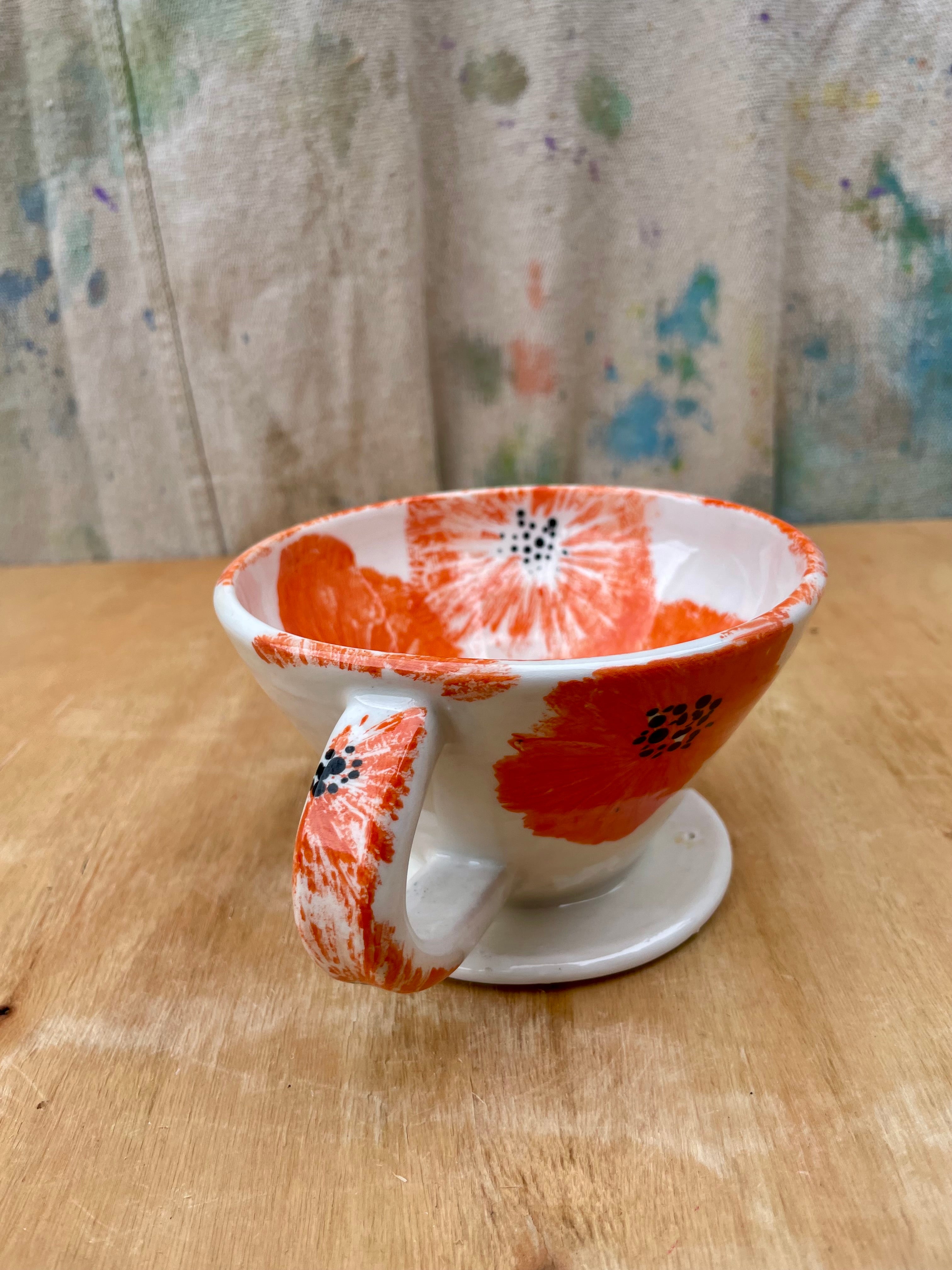 Painted Poppy Coffee Drip