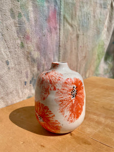 Made to Order:: Painted Poppy Bud Vase + Oil Cruet