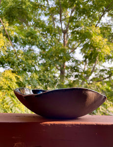Made to Order:: Obsidian Drip Natural Edge Bowl