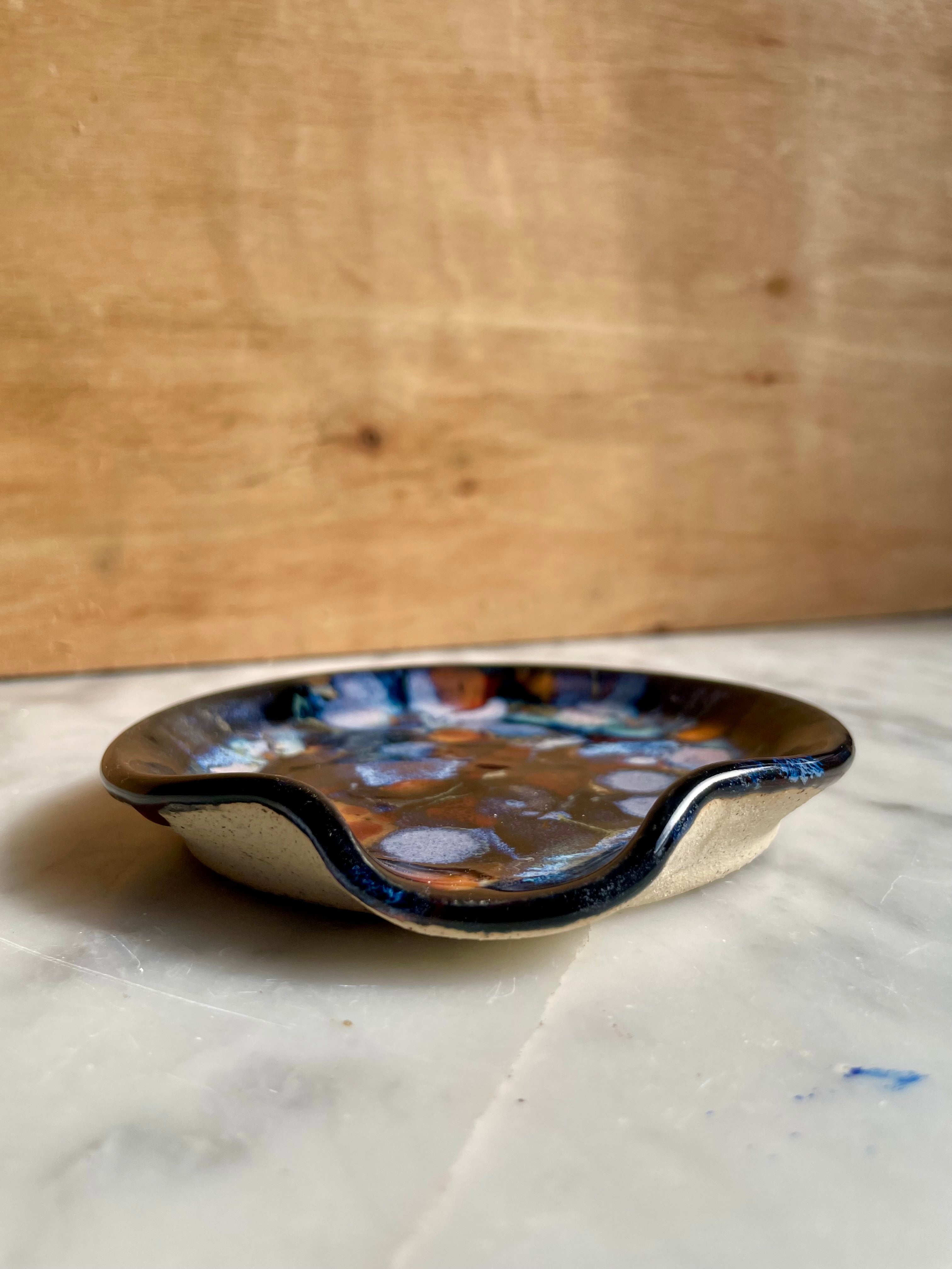 Made to Order:: Obsidian Drip Spoon Rest