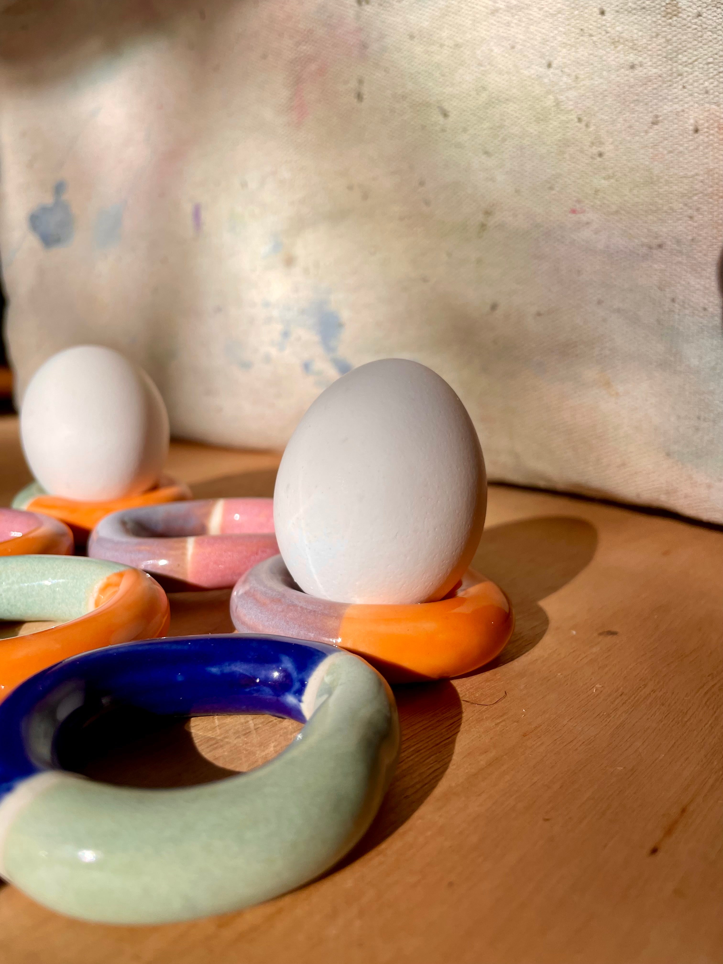 Egg Cup Napkin Rings