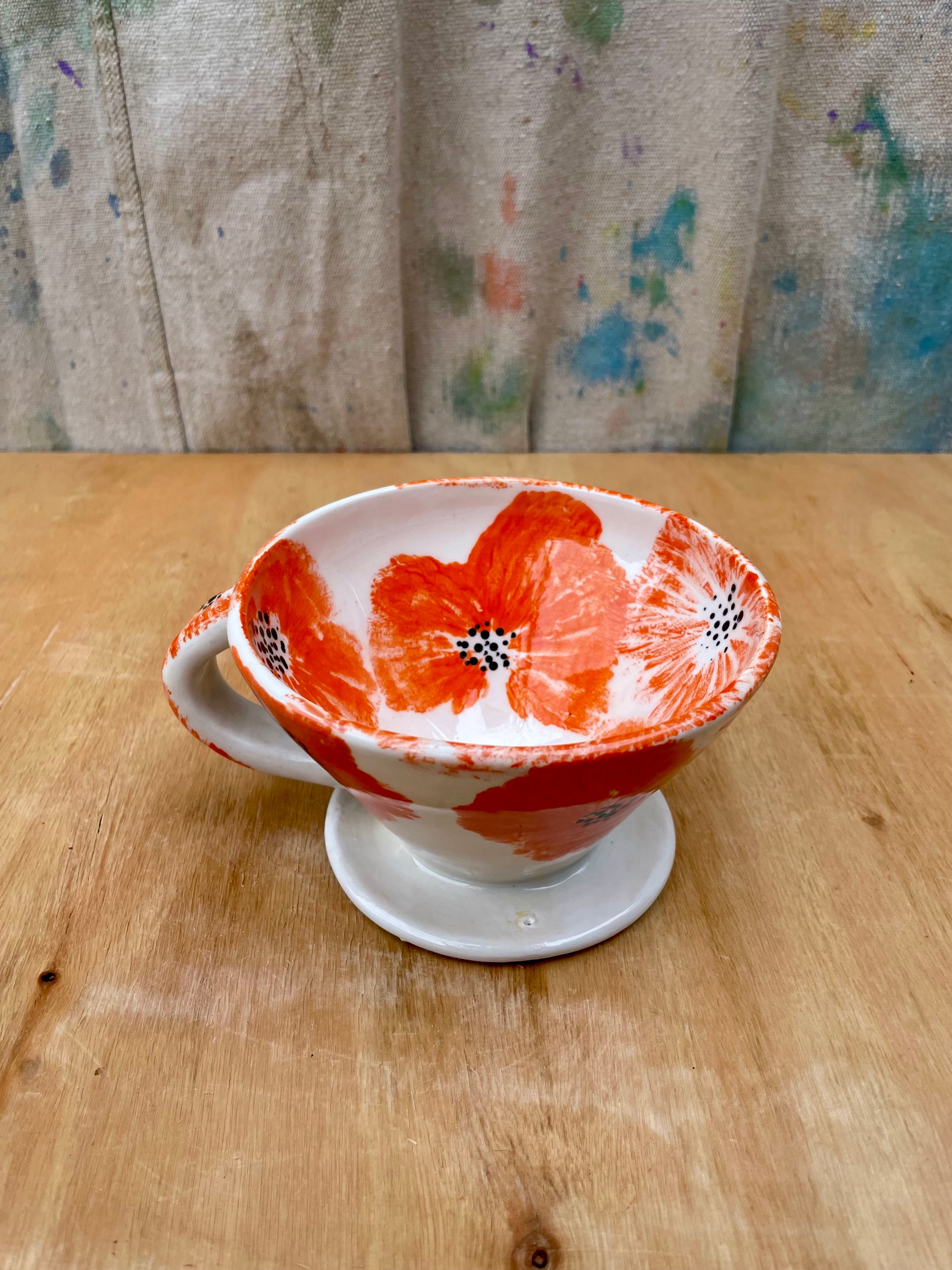 Painted Poppy Coffee Drip