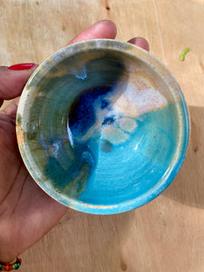 Cerulean Swirl Bowl