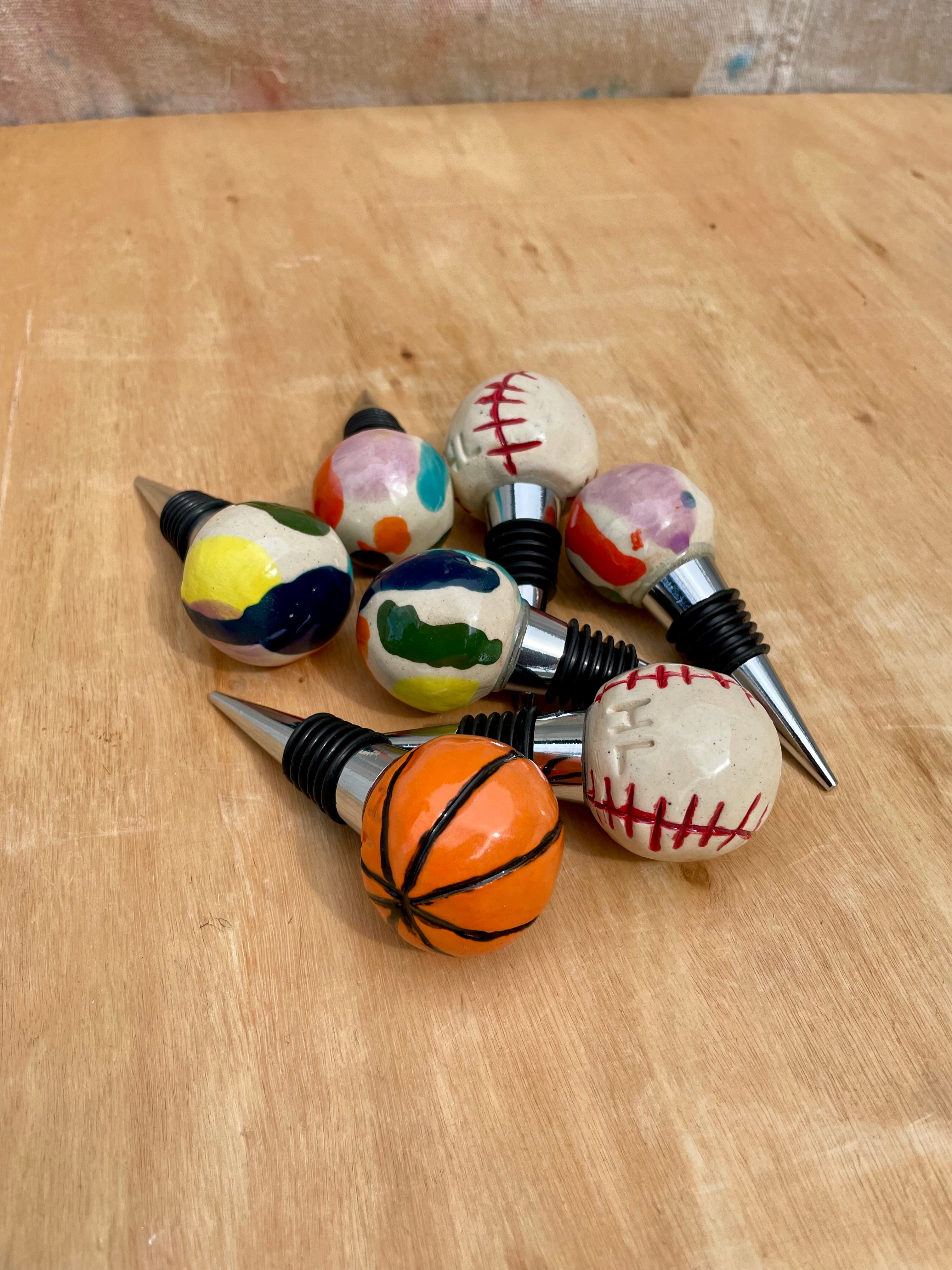 Baseball Wine Stopper