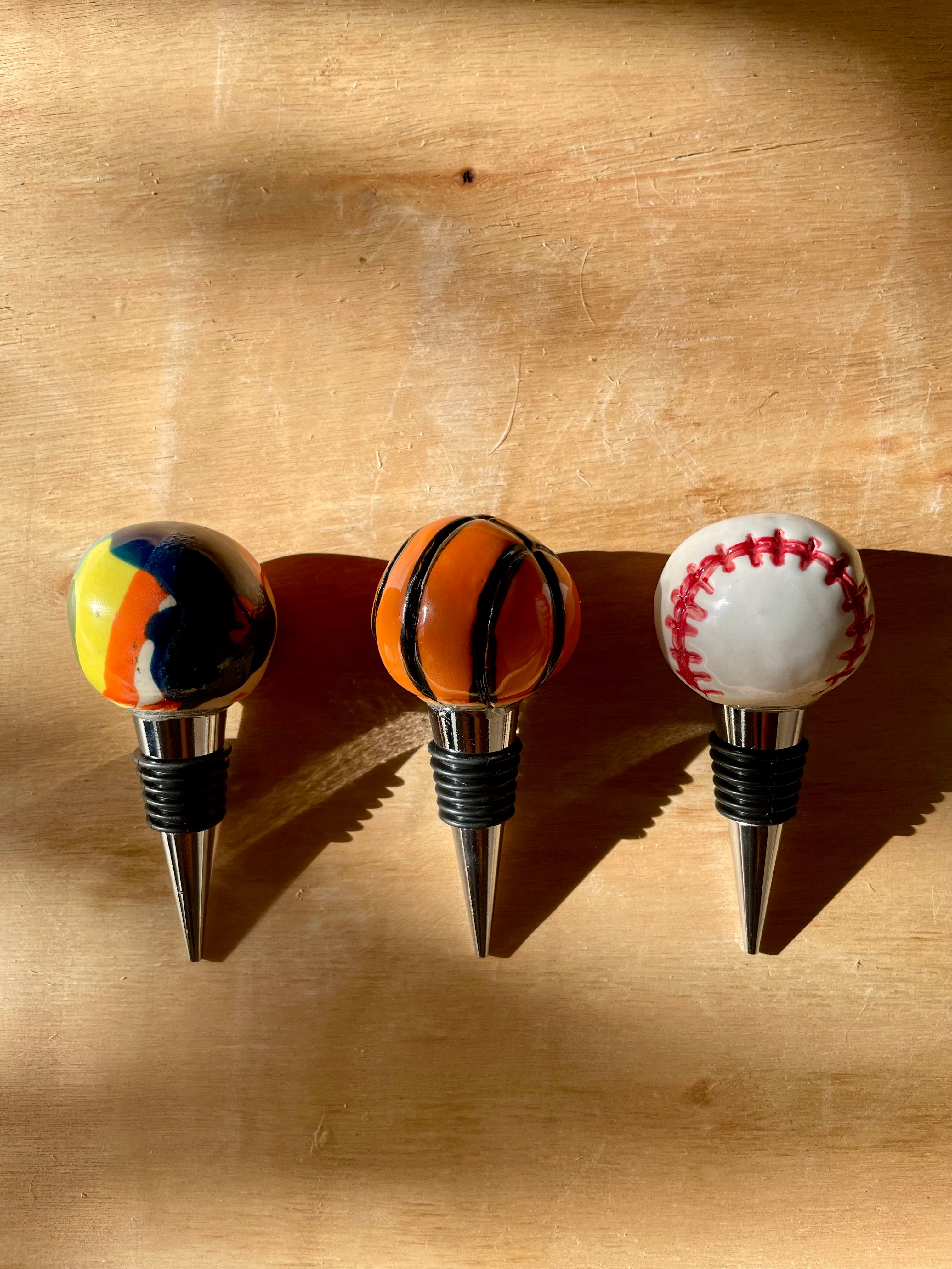 Baseball Wine Stopper