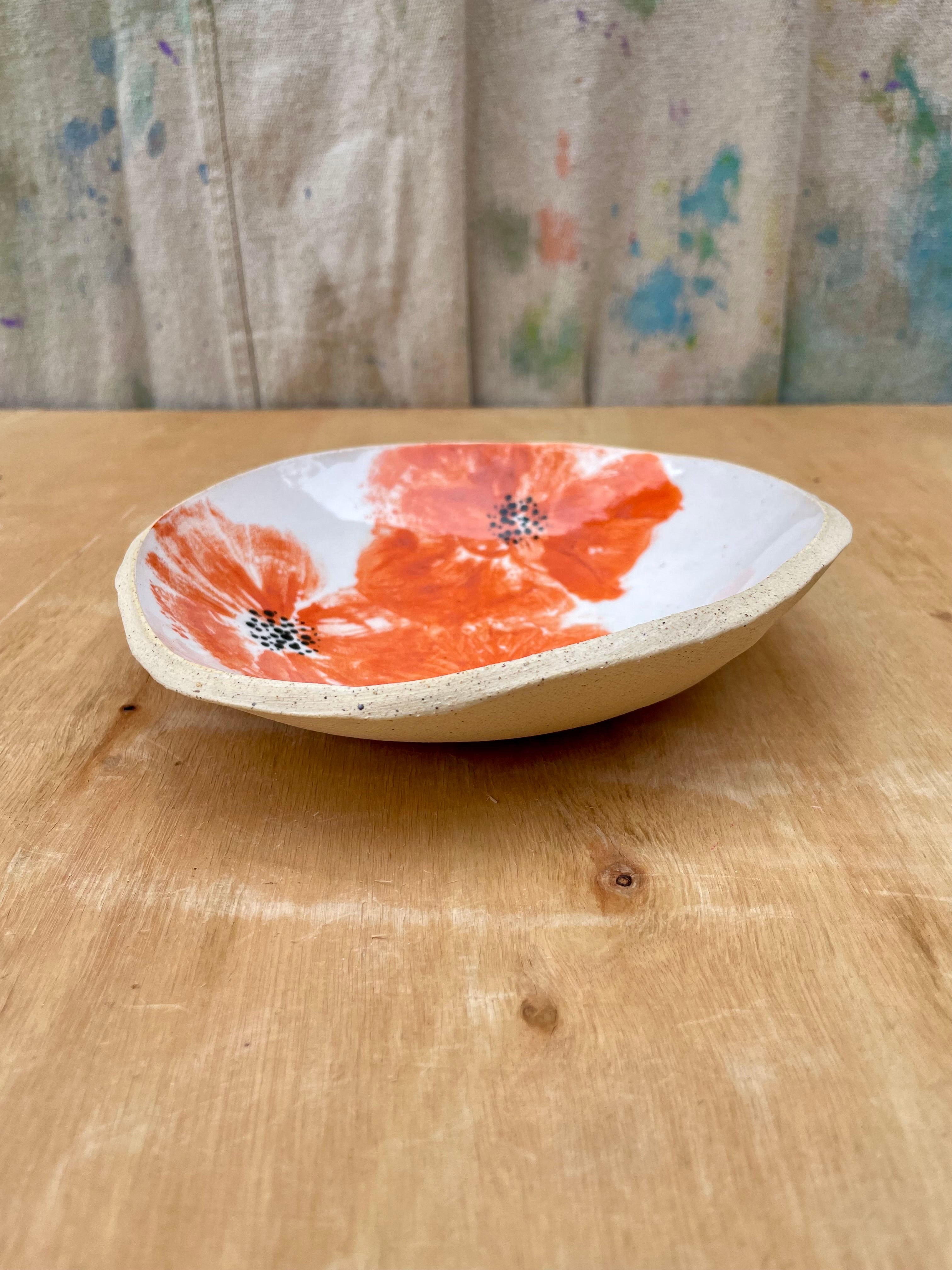 Painted Poppy Bowl