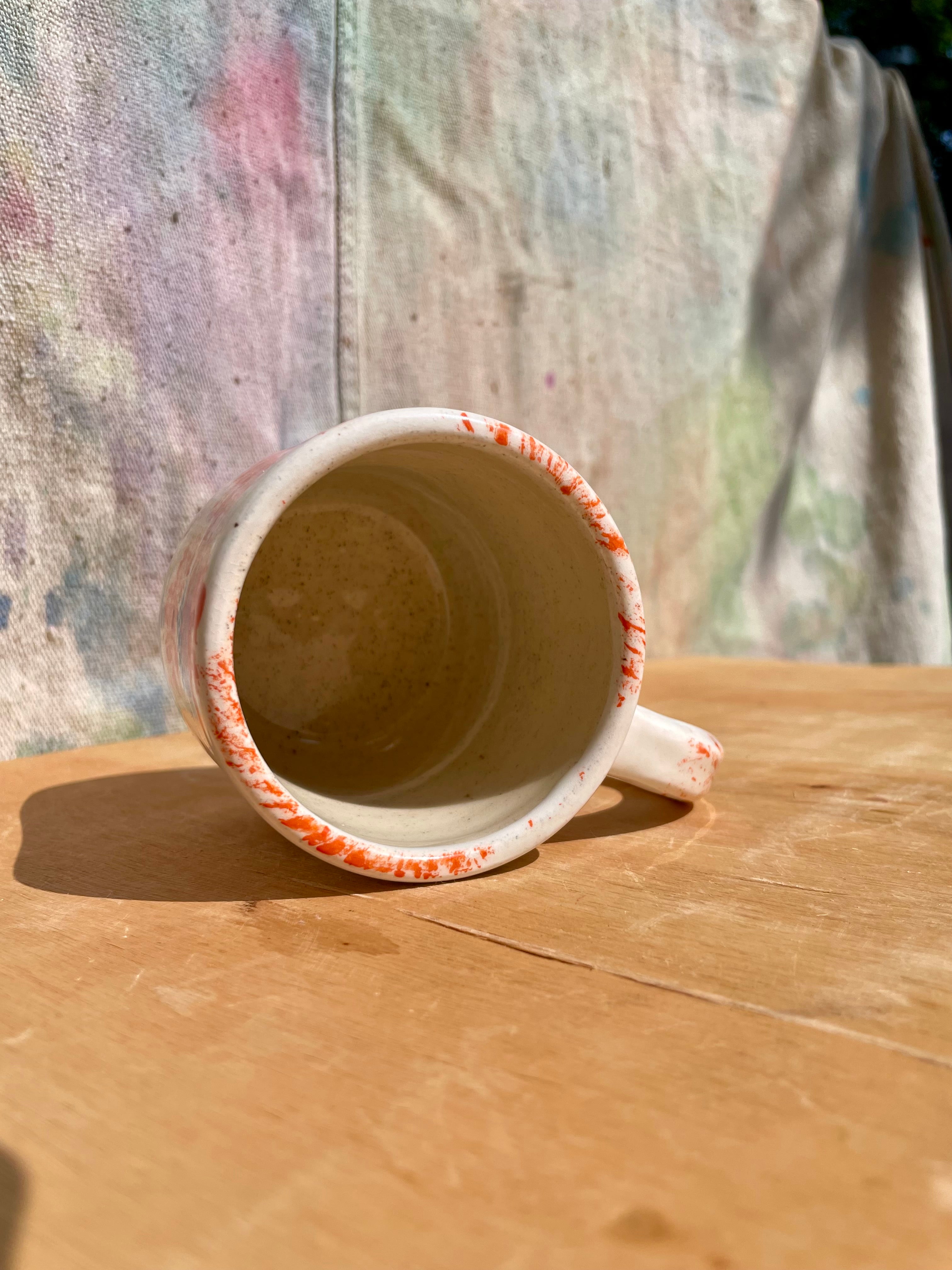 Made to Order:: Painted Poppy Mugs