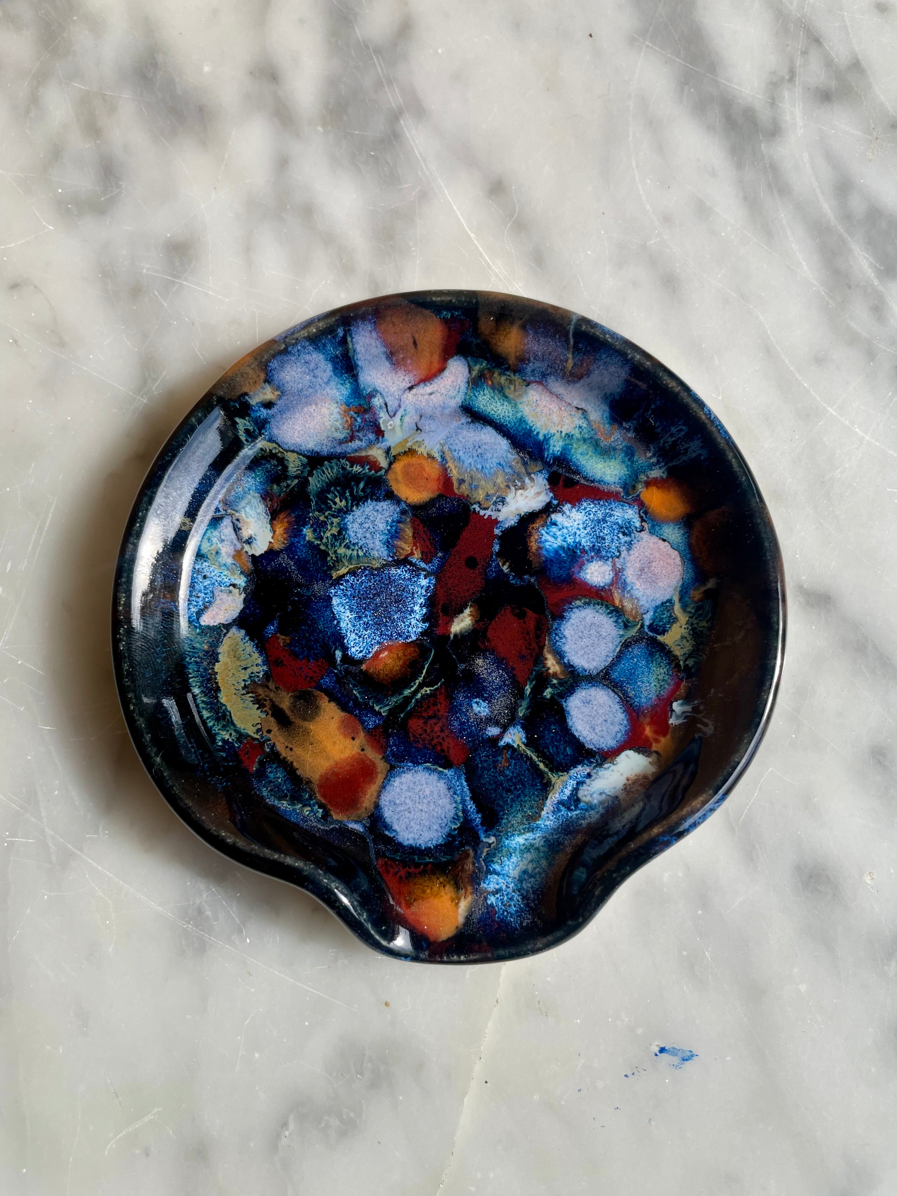 Made to Order:: Obsidian Drip Spoon Rest