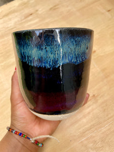 {Seconds Sale} Blue Spirulina Rimmed XXL Tumbler