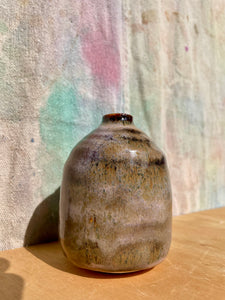Iron Luster Pink Bud Vase + Oil Cruets