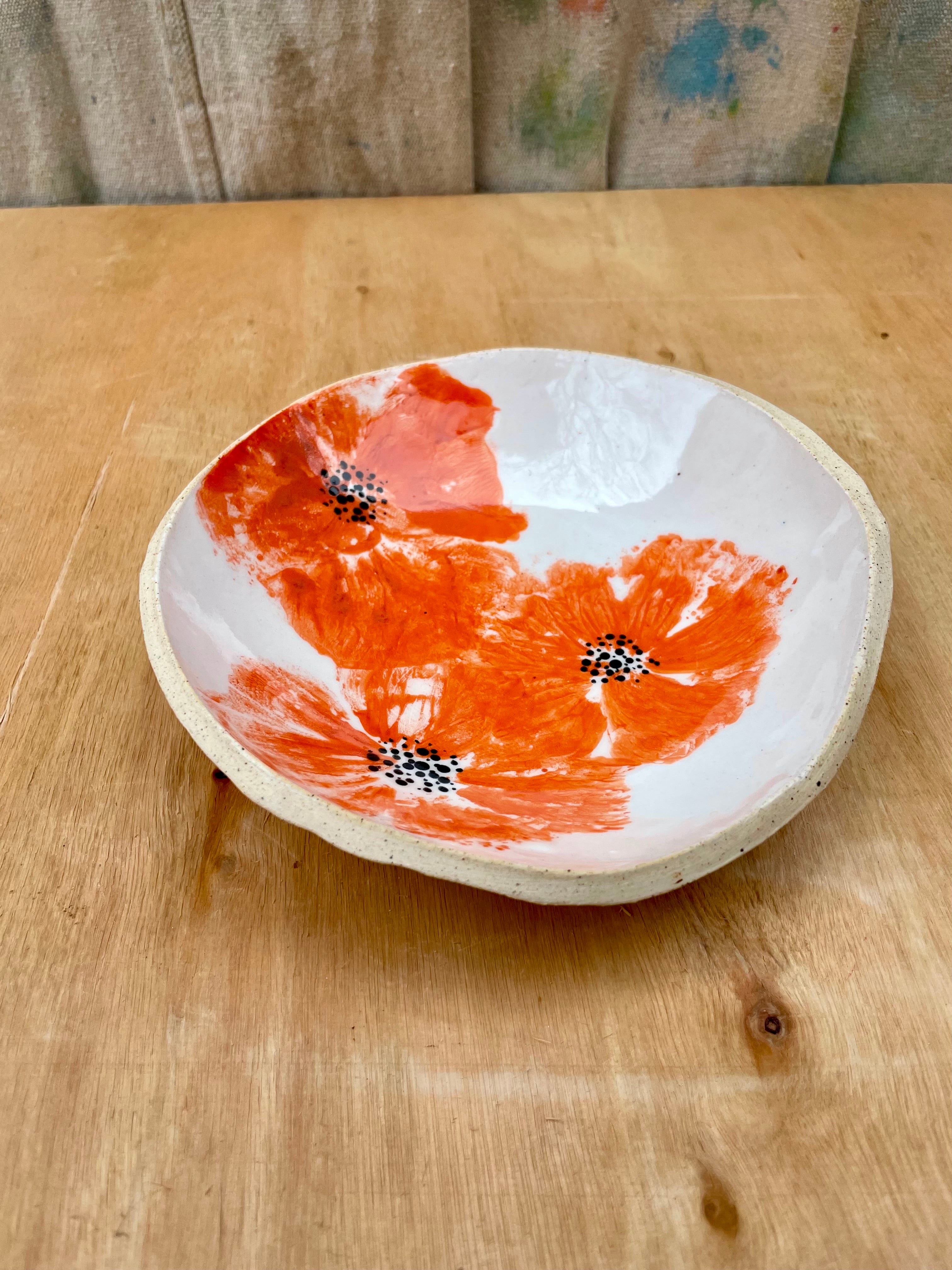 Painted Poppy Bowl