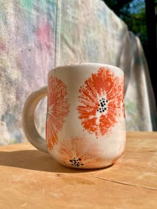 Made to Order:: Painted Poppy Mugs