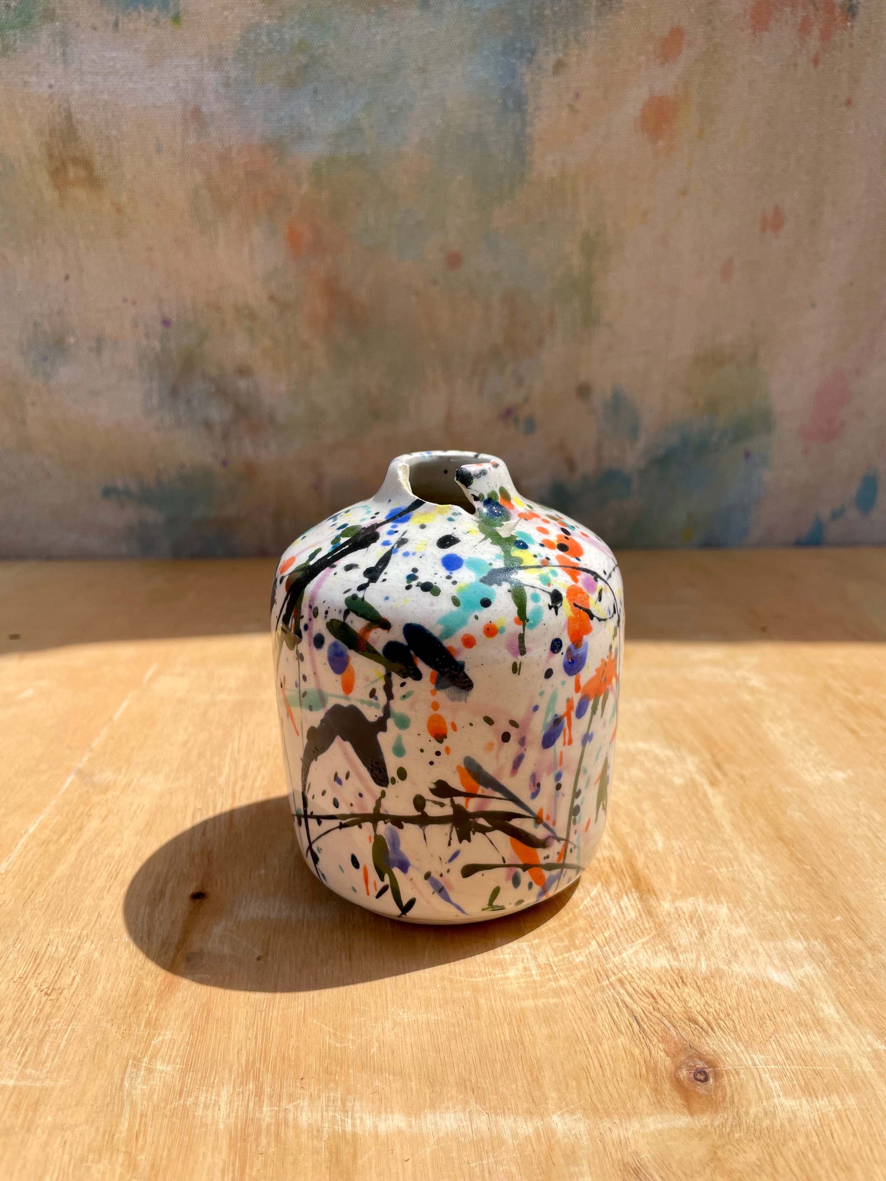 {Seconds Sale} Morning Sun Bud Vase