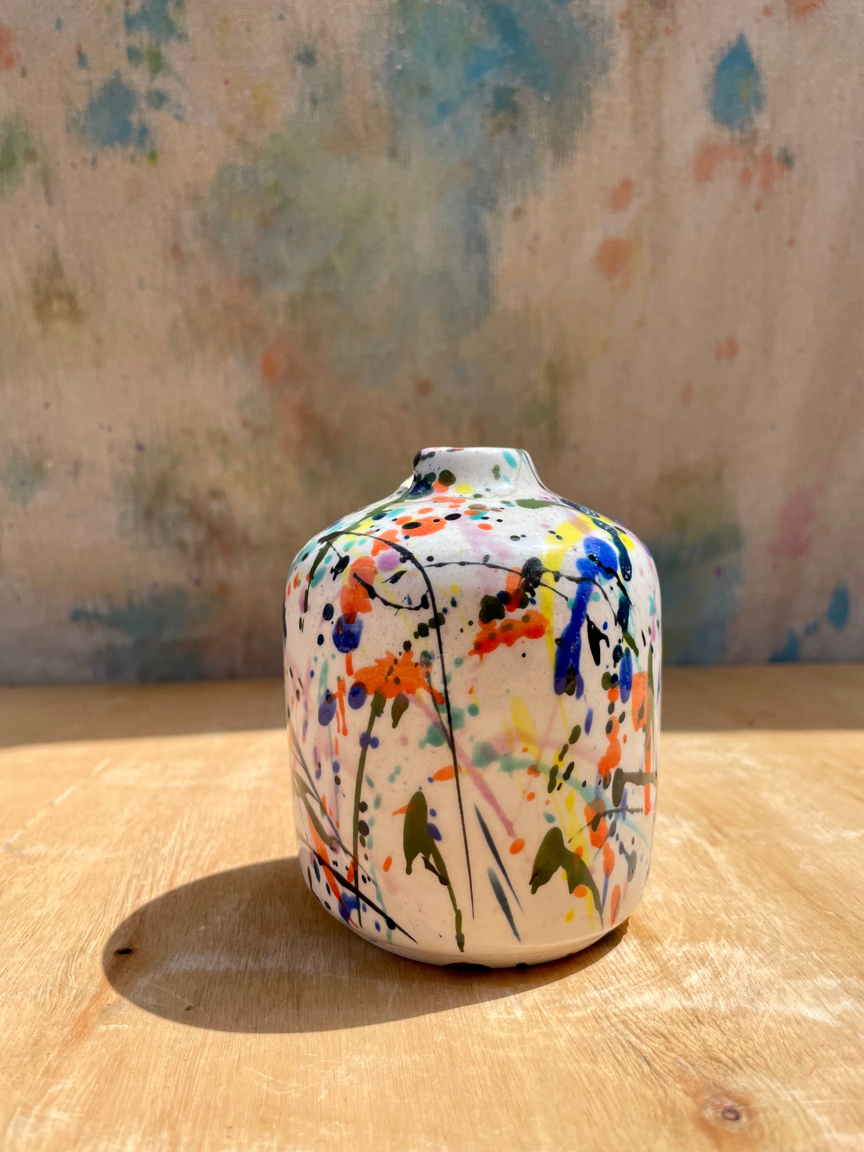{Seconds Sale} Morning Sun Bud Vase