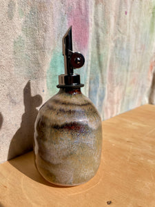 Iron Luster Pink Bud Vase + Oil Cruets