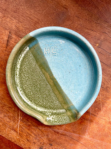 Forest + Turquoise Spoon Rest