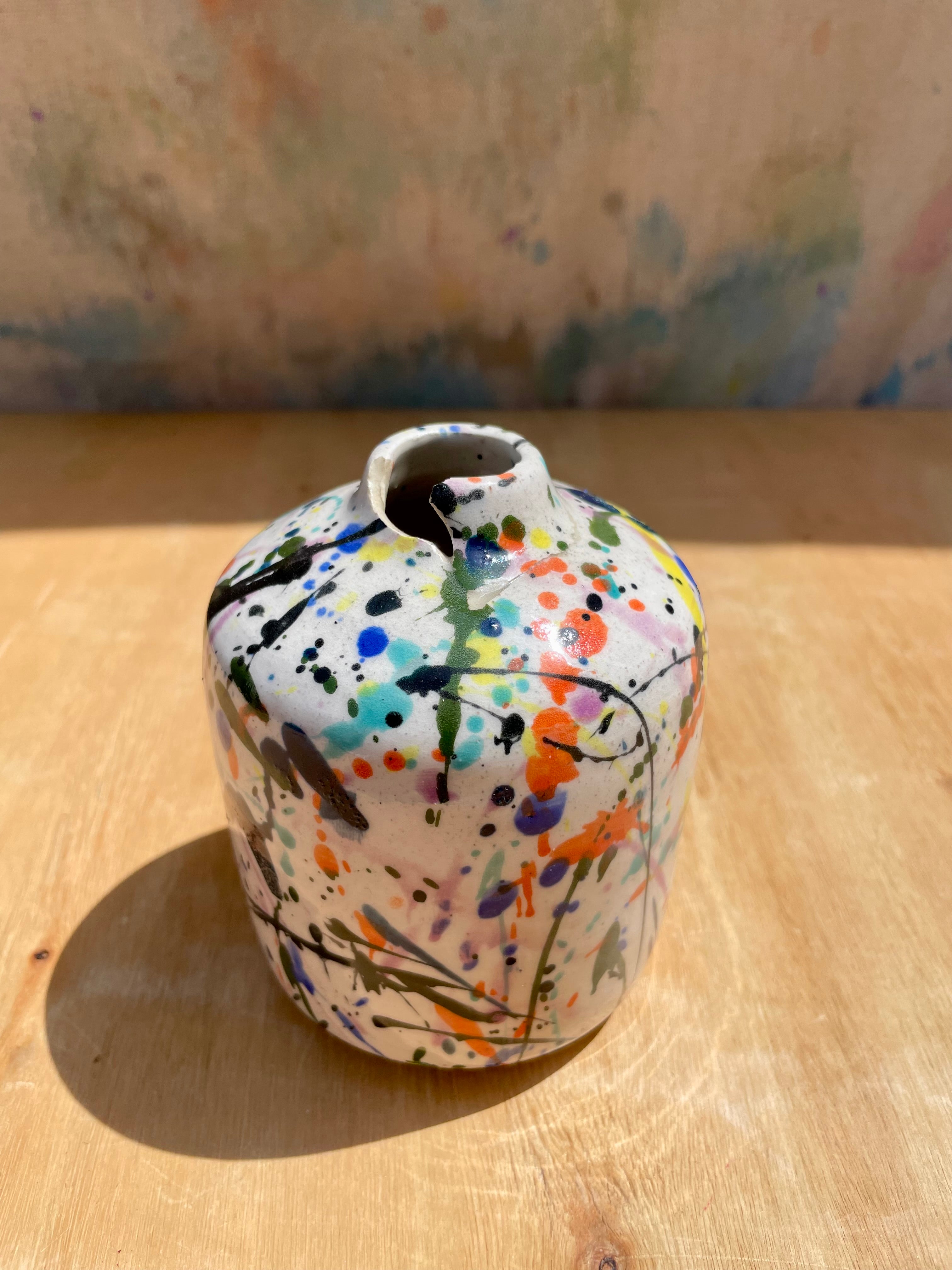 {Seconds Sale} Morning Sun Bud Vase