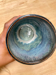 {Seconds Sale} Blue Spirulina Rimmed XXL Tumbler