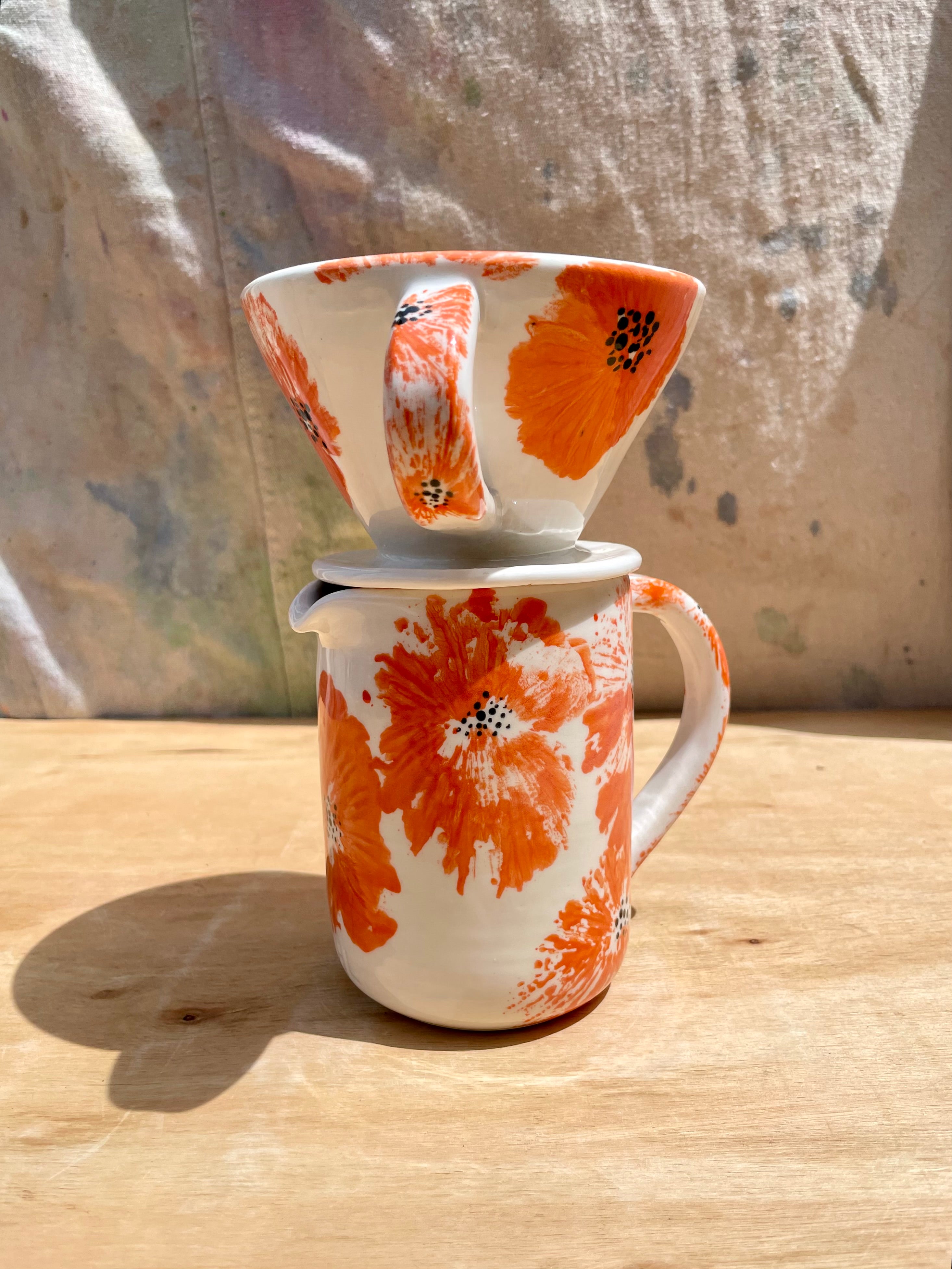 Painted Poppy Coffee Drip