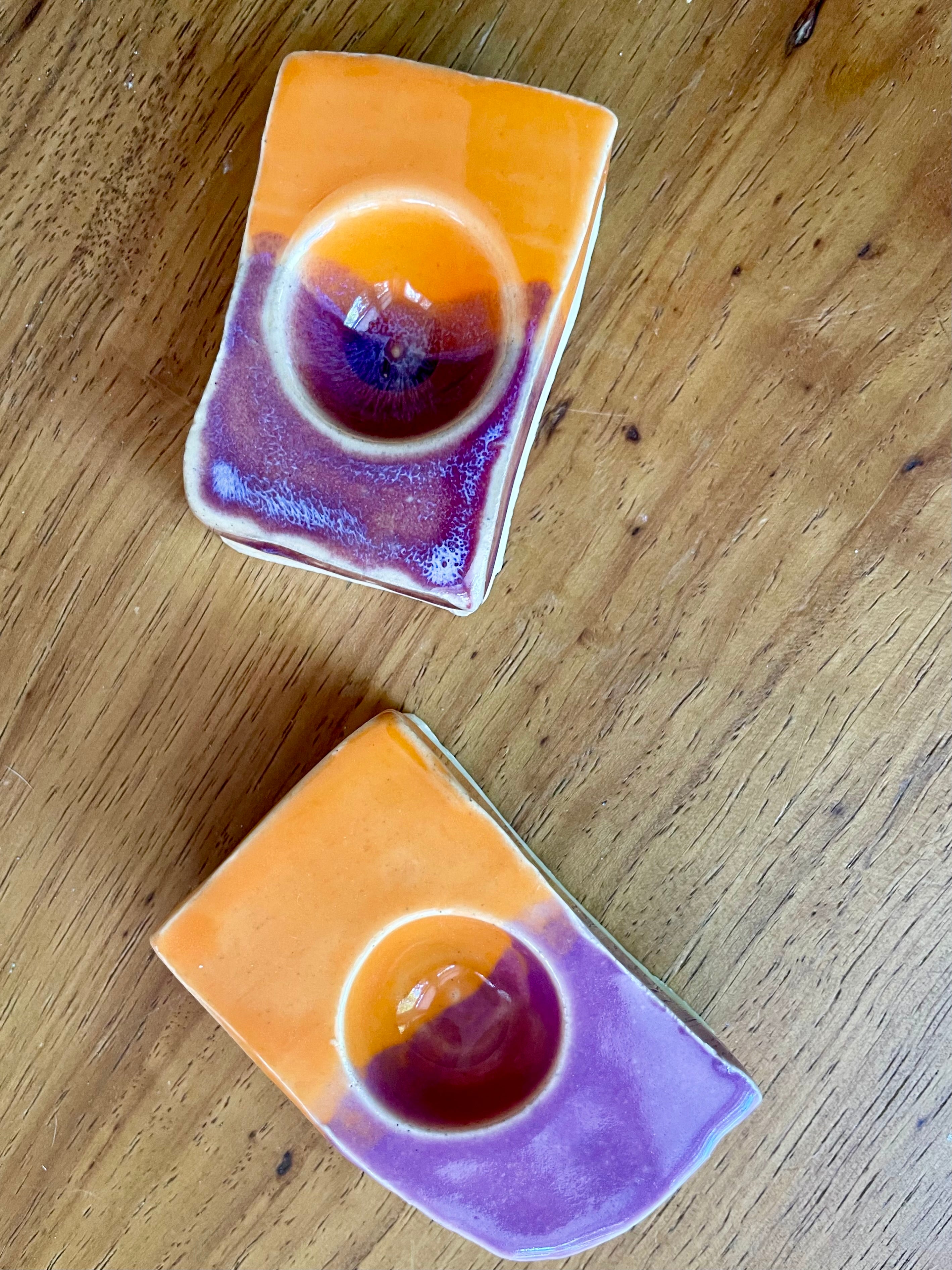 Orange + Purple Daly City Blocks