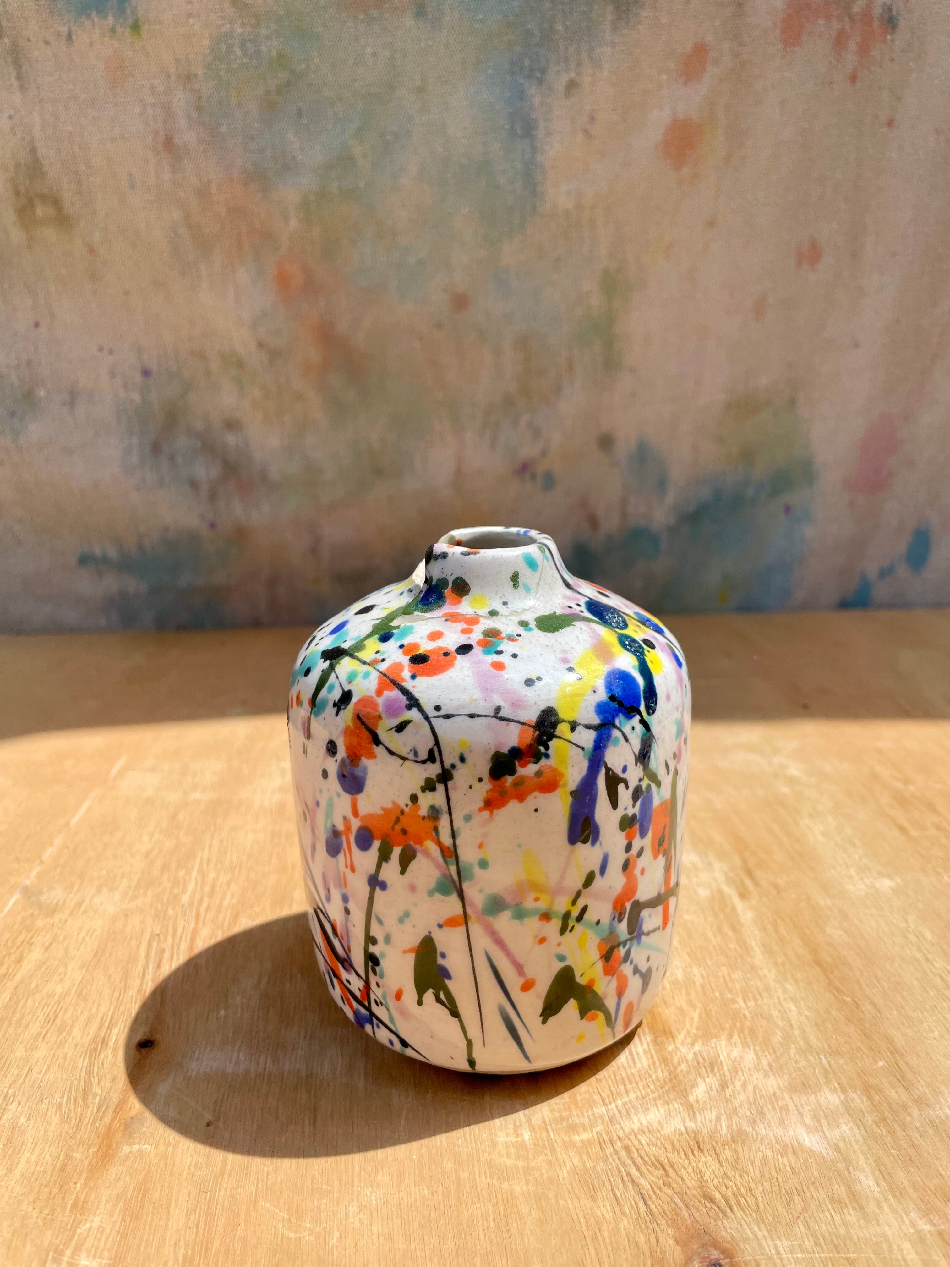 {Seconds Sale} Morning Sun Bud Vase