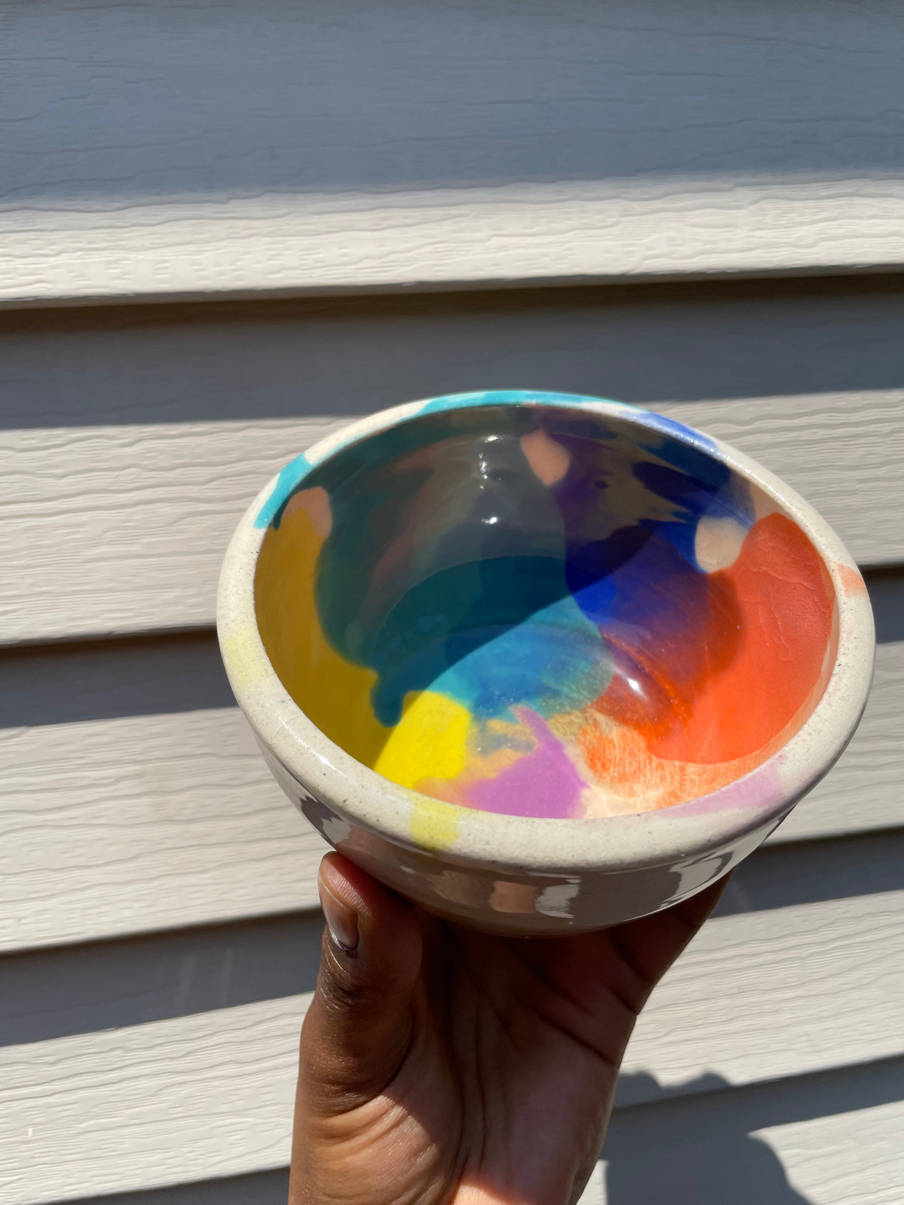 Watercolor Ice Cream Bowls