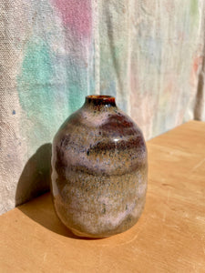 Iron Luster Pink Bud Vase + Oil Cruets