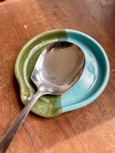 Forest + Turquoise Spoon Rest