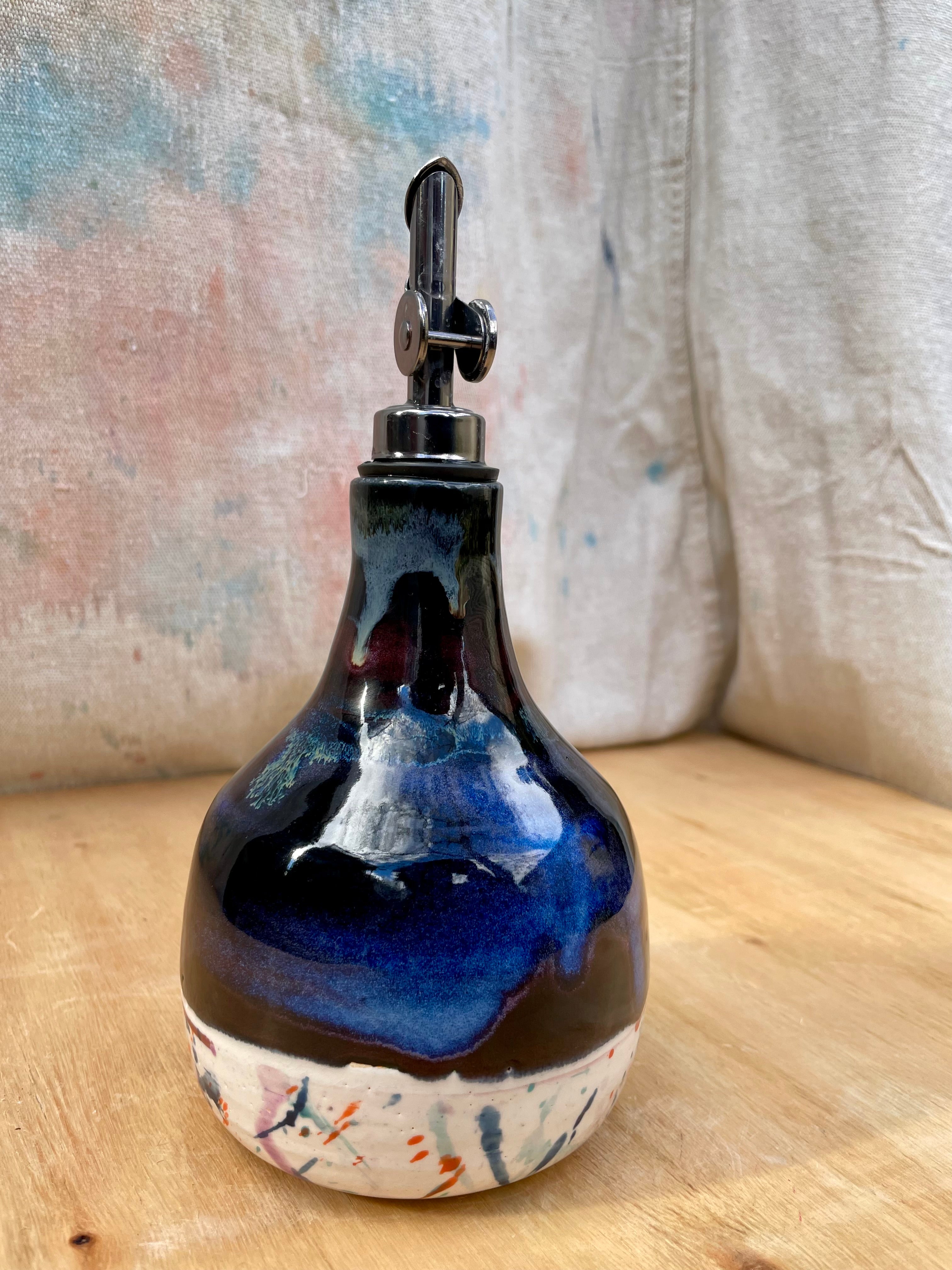 Mixed Media Bud Vase + Oil Cruet