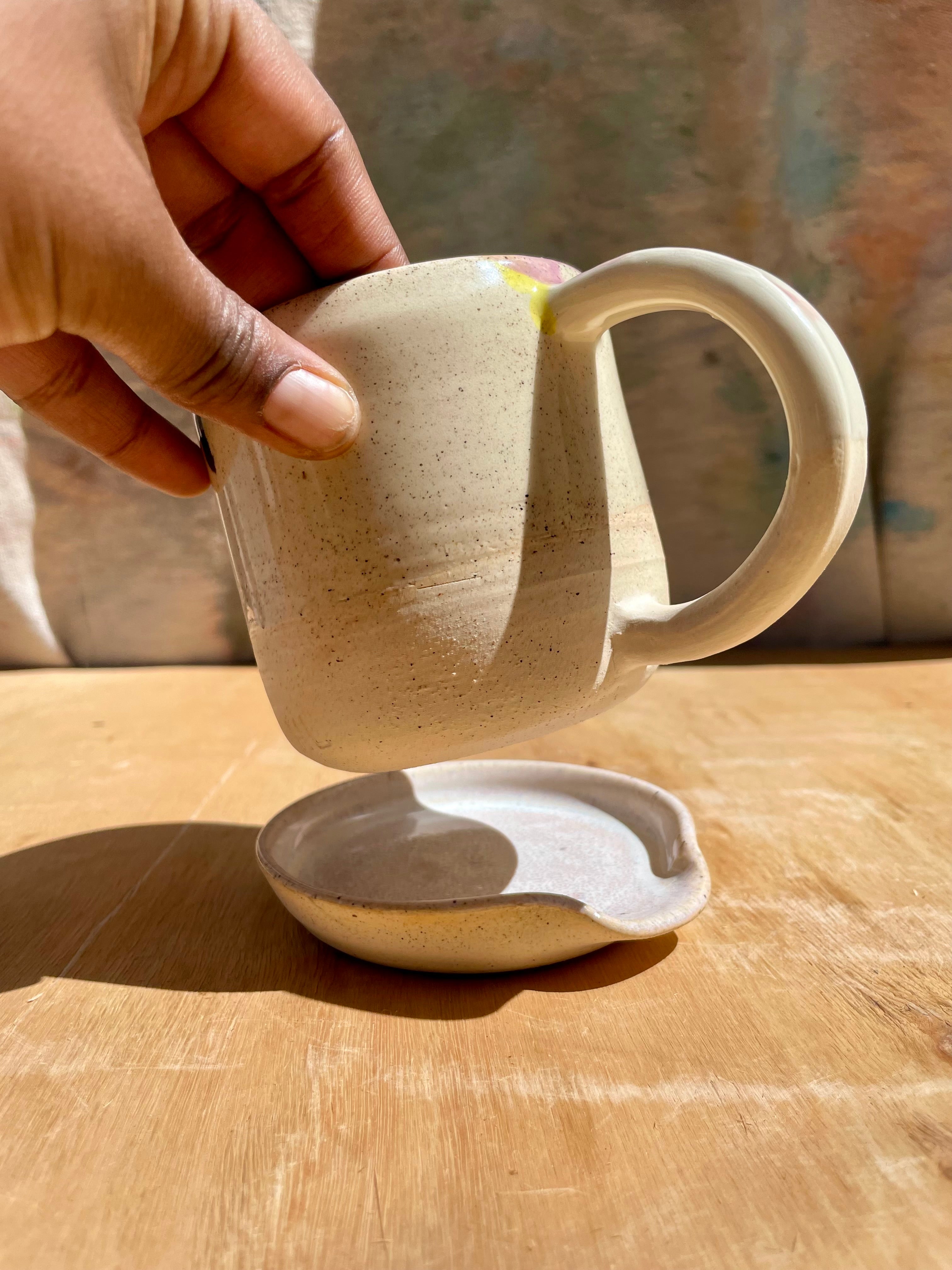 Heirloom Pink Spoon Rest/Coaster