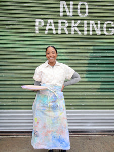 Pastel Painted Bistro Apron