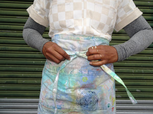 Pastel Painted Bistro Apron