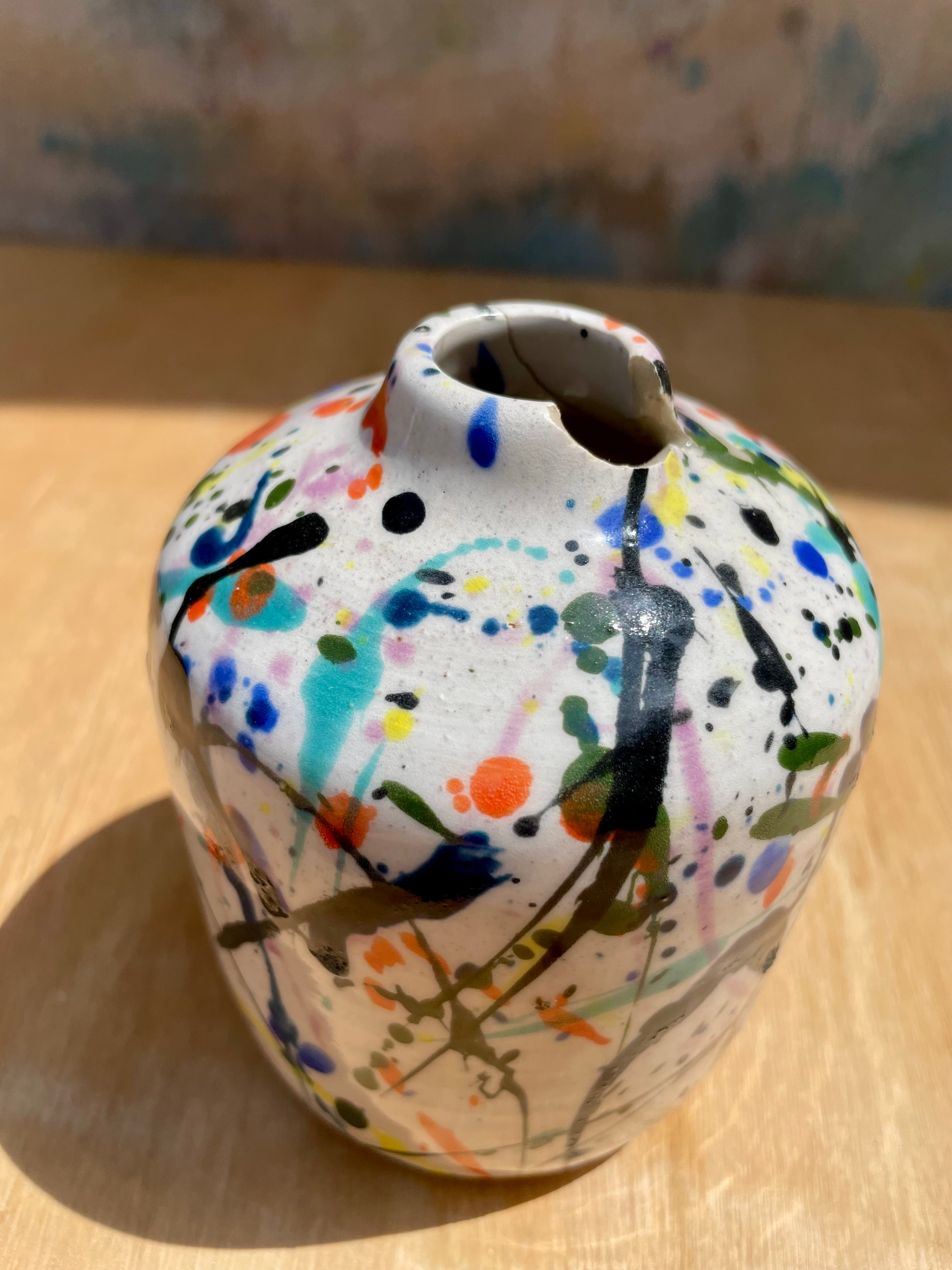 {Seconds Sale} Morning Sun Bud Vase