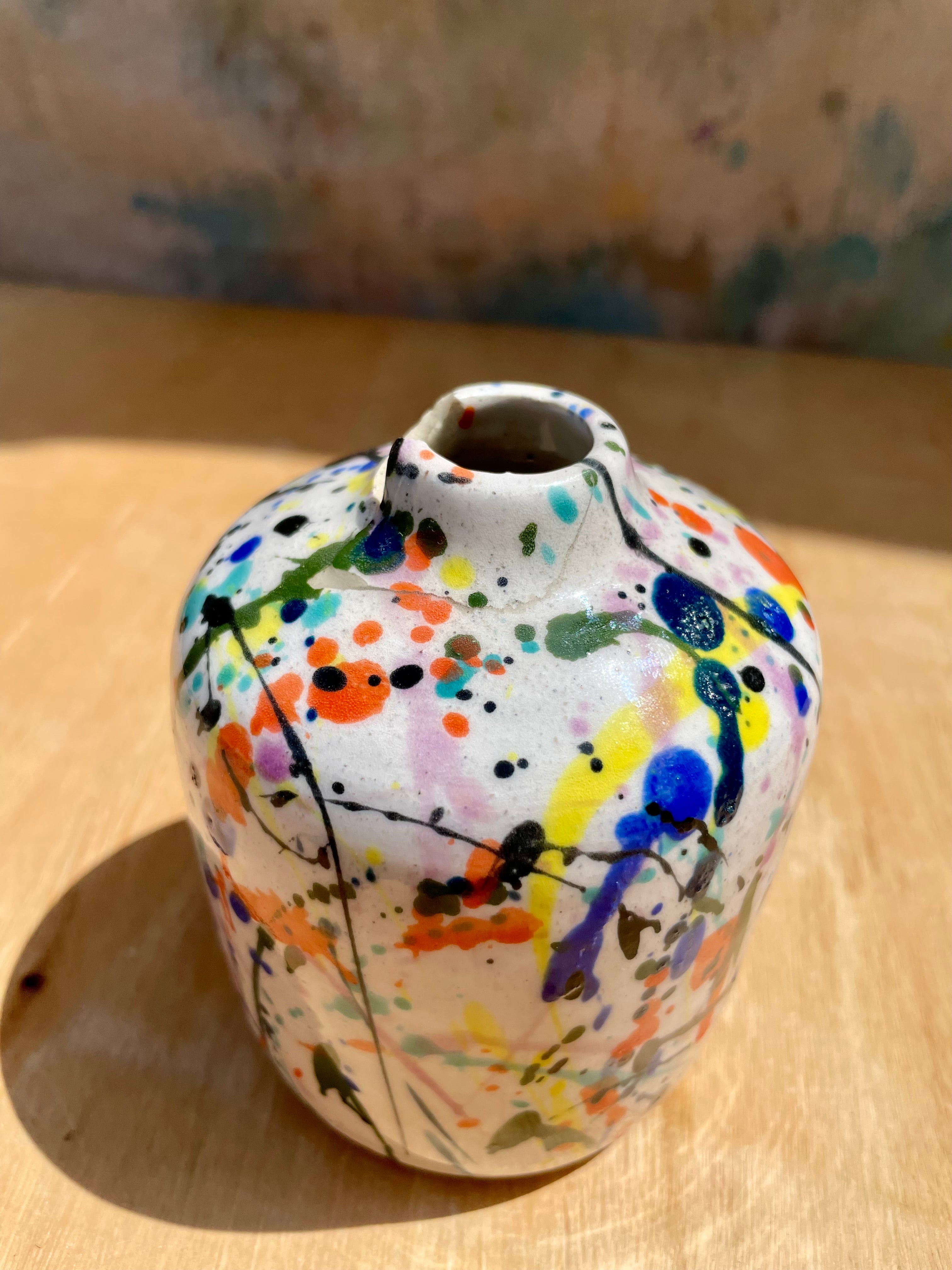 {Seconds Sale} Morning Sun Bud Vase