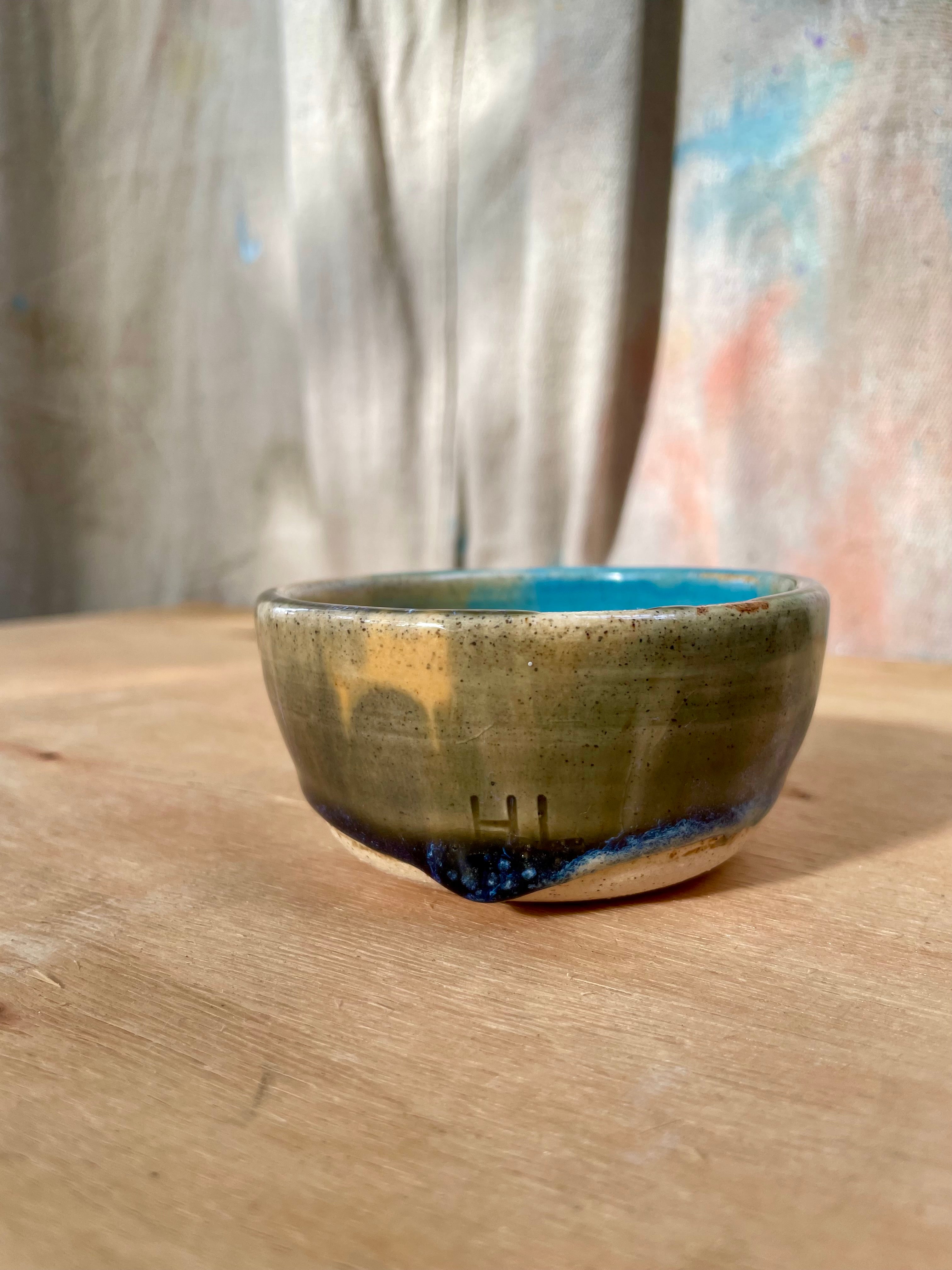 Cerulean Swirl Bowl