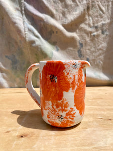 Painted Poppy Pitcher
