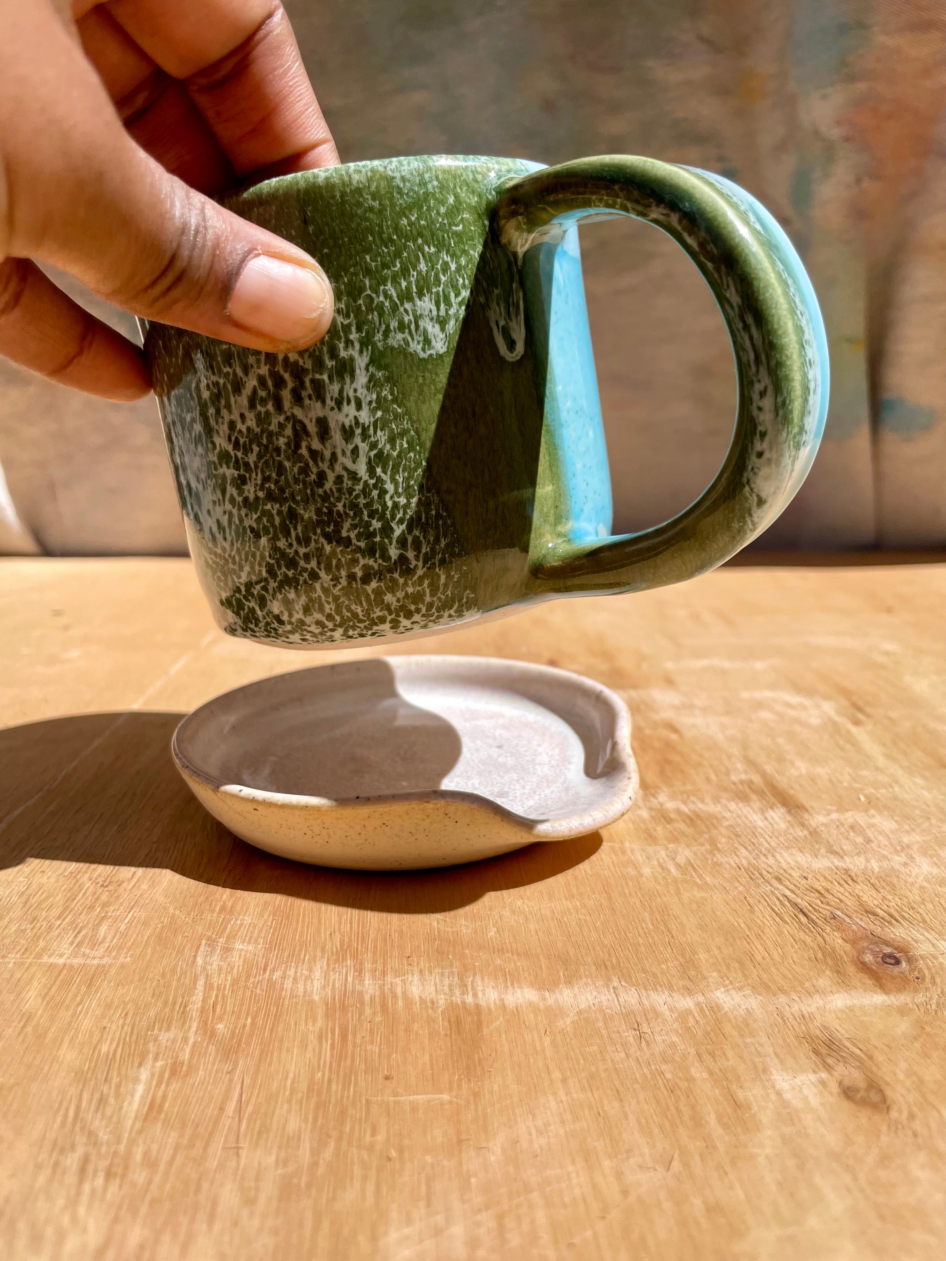 Heirloom Pink Spoon Rest/Coaster