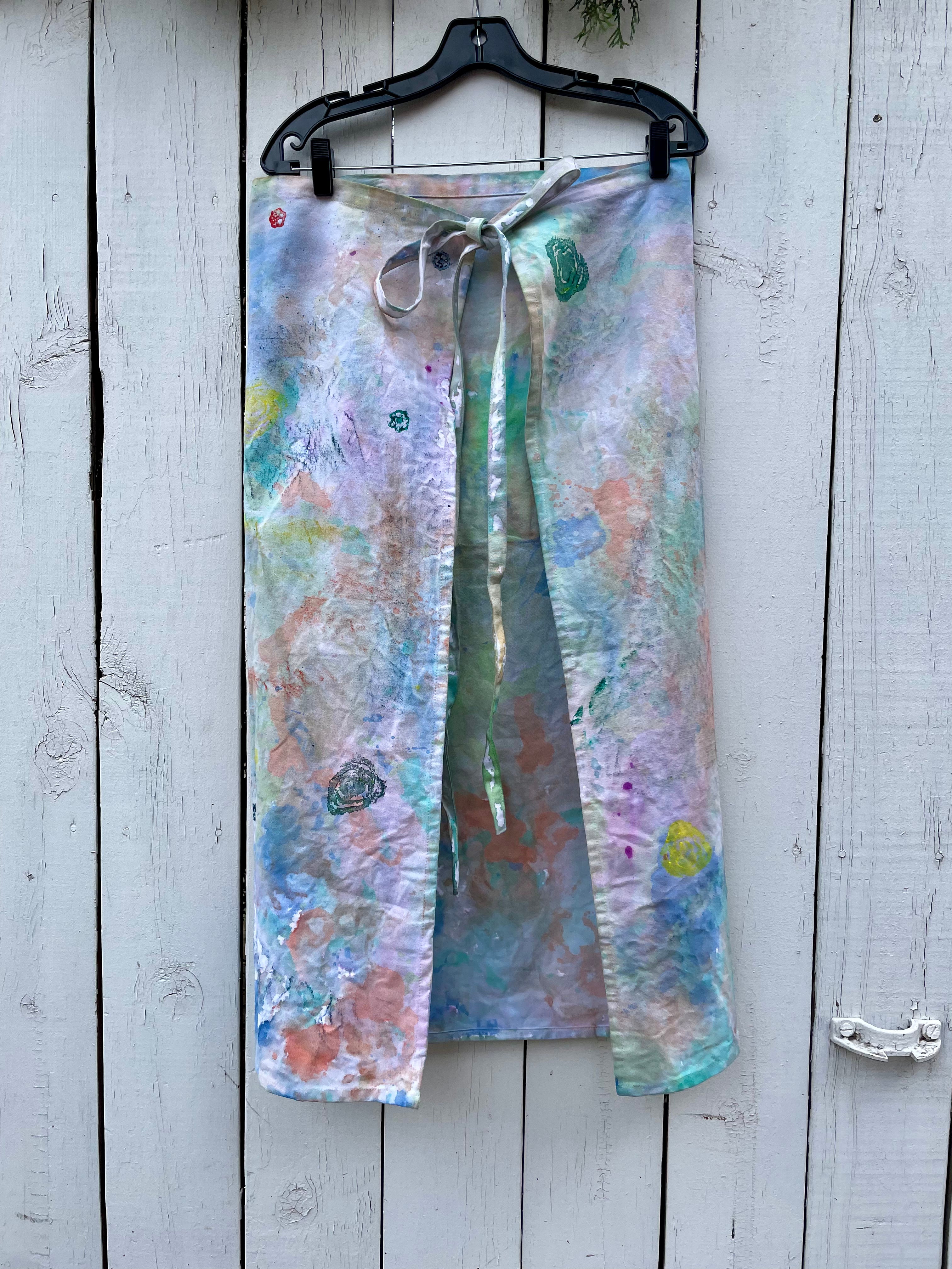 Pastel Painted Bistro Apron